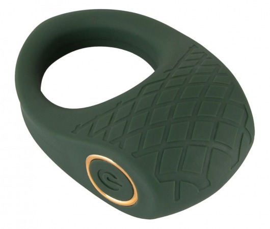 Зеленое эрекционное виброкольцо Luxurious Vibro Cock Ring - Orion - в Южно-Сахалинске купить с доставкой