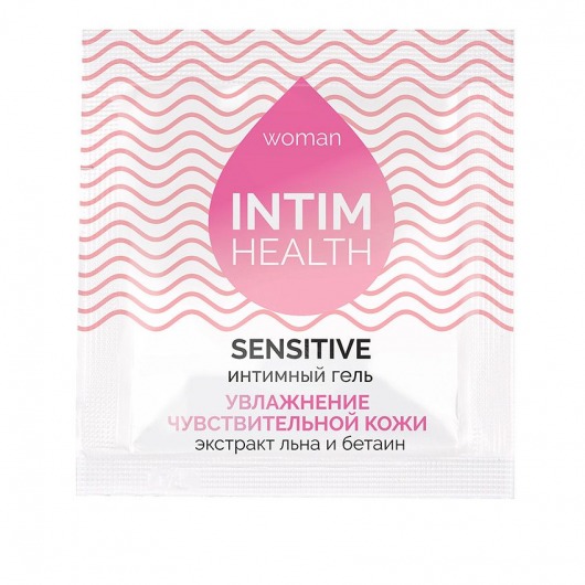 Саше интимного геля на водной основе Intim Health Sensitive - 3 гр. - Биоритм - купить с доставкой в Южно-Сахалинске