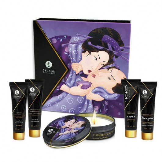 Подарочный набор Geishas secret из 5 предметов - Shunga - купить с доставкой в Южно-Сахалинске