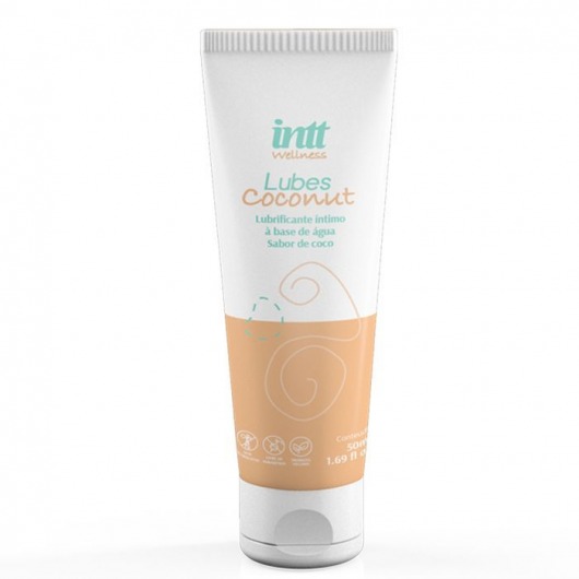 Лубрикант на водной основе Lubes Coconut с ароматом кокоса - 50 гр. - INTT - купить с доставкой в Южно-Сахалинске