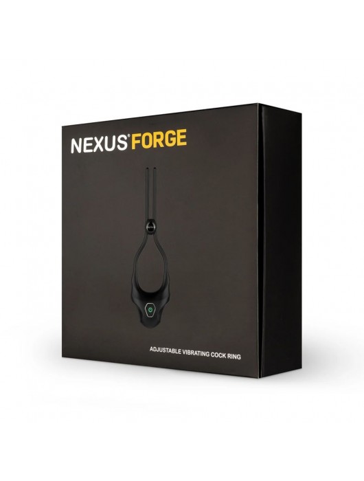 Черное эрекционное лассо с вибрацией Nexus Forge - Nexus Range - в Южно-Сахалинске купить с доставкой