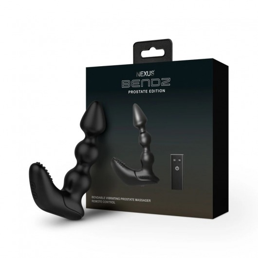 Черный вибростимулятор Nexus Bendz Prostate Edition - 14,1 см. - Nexus Range - в Южно-Сахалинске купить с доставкой