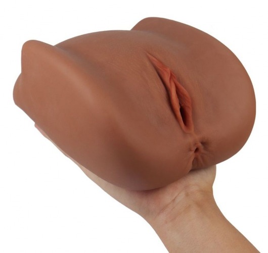 Мастурбатор Black Beauty - вагина и анус - S-HANDE - в Южно-Сахалинске купить с доставкой