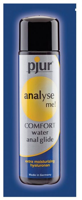 Анальный лубрикант pjur ANALYSE ME Comfort Water Anal Glide - 2 мл. - Pjur - купить с доставкой в Южно-Сахалинске