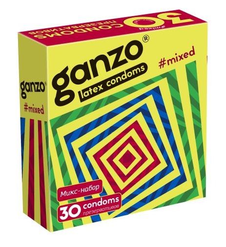 Микс-набор из 30 презервативов Ganzo Mixed - Ganzo - купить с доставкой в Южно-Сахалинске