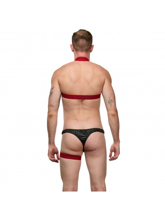 Мужской черно-красный костюм «Танцор» - La Blinque купить с доставкой