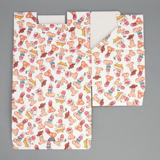 Сборная подарочная коробка «Веселые джентельмены» -  22 х 15 х 10 см. - Сима-Ленд - купить с доставкой в Южно-Сахалинске