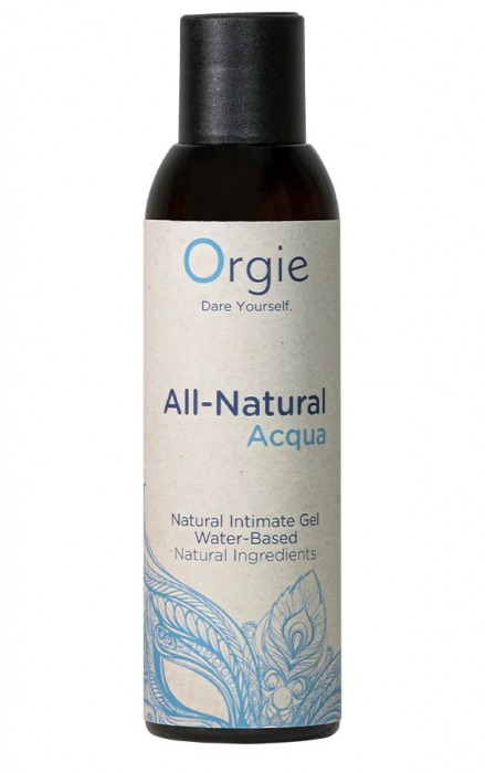 Интимный гель на водной основе Orgie All-Natural Acqua - 150 мл. - ORGIE - купить с доставкой в Южно-Сахалинске