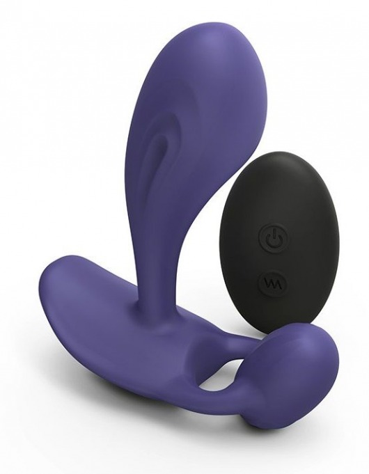 Темно-синий вибромассажер Witty P G Vibrator with Remote Control - Love to Love - в Южно-Сахалинске купить с доставкой