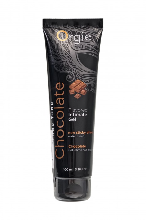 Интимный гель на водной основе Lube Tube Chocolate с шоколадным вкусом - 100 мл. - ORGIE - купить с доставкой в Южно-Сахалинске