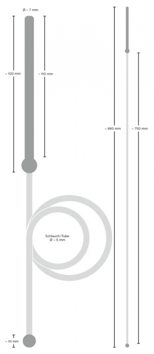 Уретральный катетер Piss To Mouth Dilator - Orion - купить с доставкой в Южно-Сахалинске