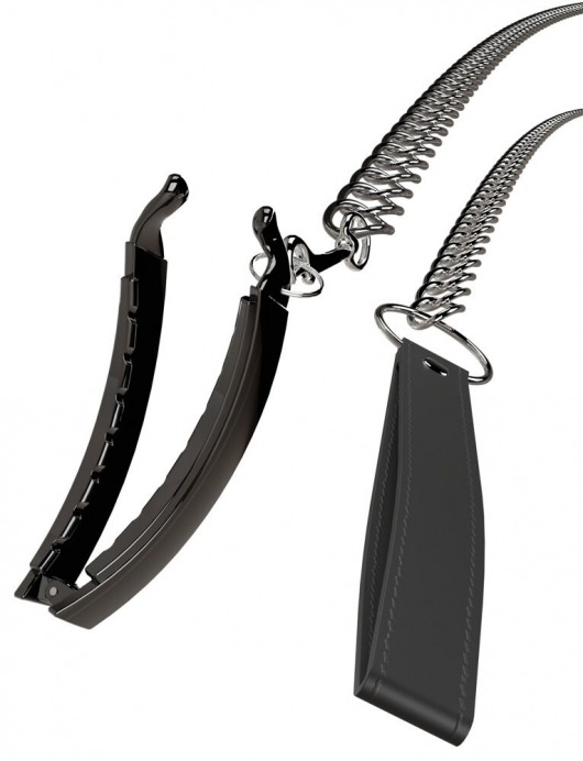 Зажим для половых губ с поводком Pussy Clamp With A Leash - Orion - купить с доставкой в Южно-Сахалинске