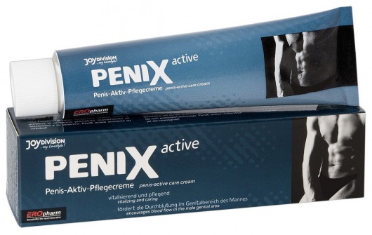 Возбуждающий крем для мужчин PeniX active - 75 мл. - Joy Division - купить с доставкой в Южно-Сахалинске