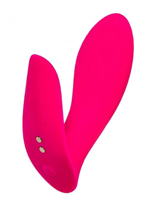 Розовый вибратор в трусики Flexer для стимуляции точки G - Lovense