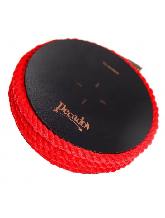 Красная веревка для шибари на катушке - 10 м. - Pecado - купить с доставкой в Южно-Сахалинске