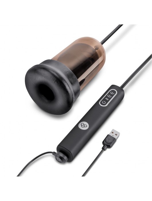 Мастурбатор с вибрацией Head Stroking - Pink Vibe - в Южно-Сахалинске купить с доставкой