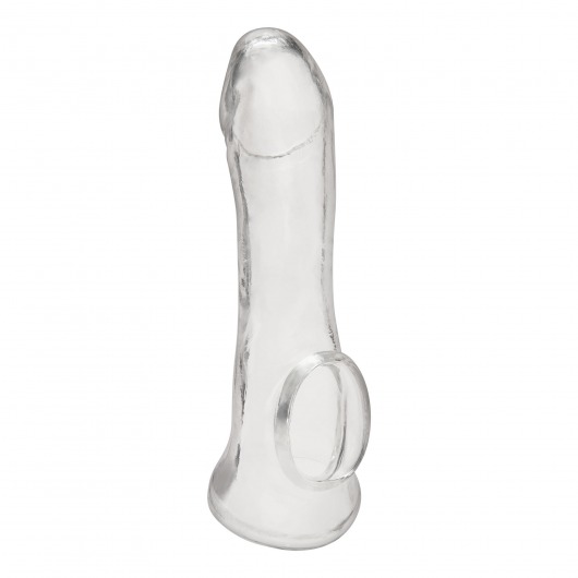 Прозрачная насадка на пенис Transparent Penis Enhancing Sleeve Extension - 15,9 см. - BlueLine - в Южно-Сахалинске купить с доставкой