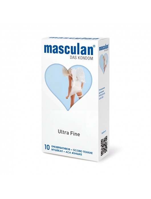 Ультратонкие презервативы Masculan Ultra Fine с обильной смазкой - 10 шт. - Masculan - купить с доставкой в Южно-Сахалинске