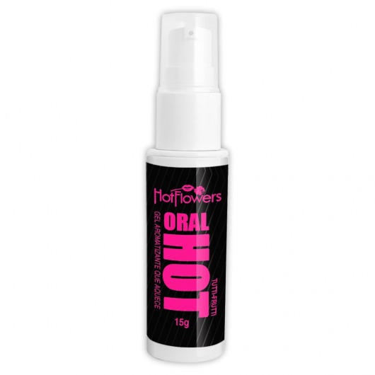 Гель для оральных ласк Oral Hot с согревающим эффектом - 15 гр. - HotFlowers - купить с доставкой в Южно-Сахалинске