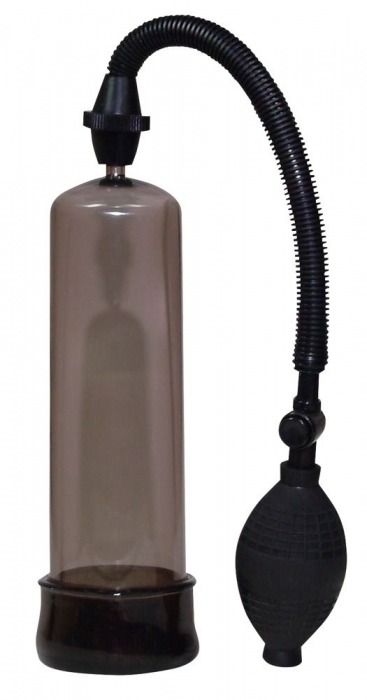 Вакуумная помпа черного цвета - 20 см. - Orion - в Южно-Сахалинске купить с доставкой