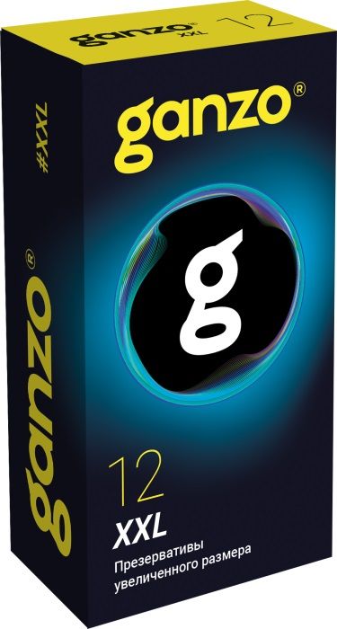 Презервативы увеличенного размера Ganzo XXL - 12 шт. - Ganzo - купить с доставкой в Южно-Сахалинске