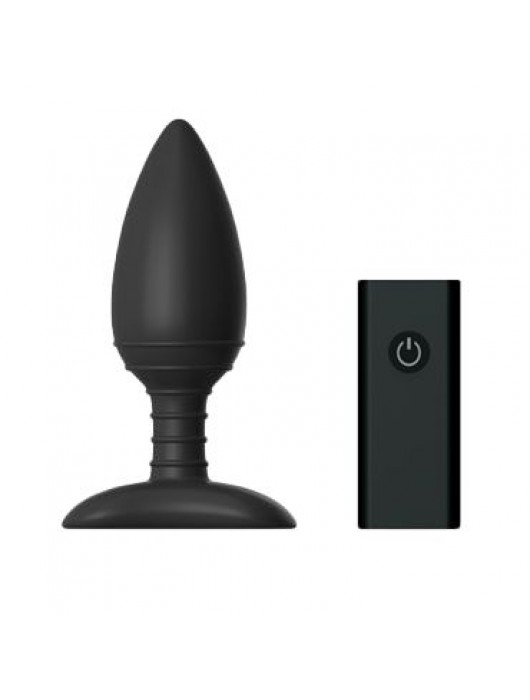 Чёрная вибровтулка NEXUS ACE MEDIUM с дистанционным управлением - 12 см. - Nexus Range