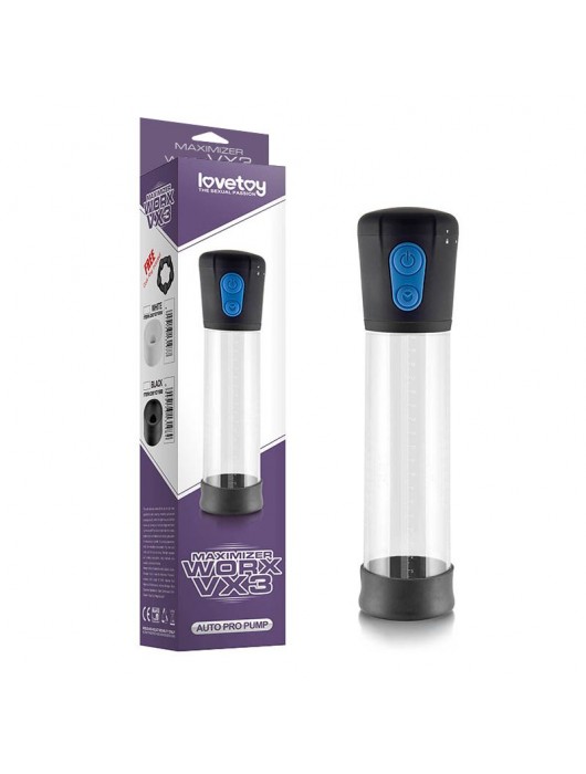 Автоматическая вакуумная помпа Maximizer worx VX3 - Lovetoy - в Южно-Сахалинске купить с доставкой
