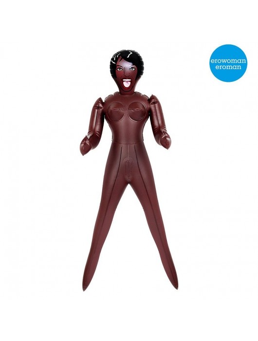 Темнокожая секс-кукла Шарлиз с 3 рабочими отверстиями - Erowoman-Eroman - в Южно-Сахалинске купить с доставкой