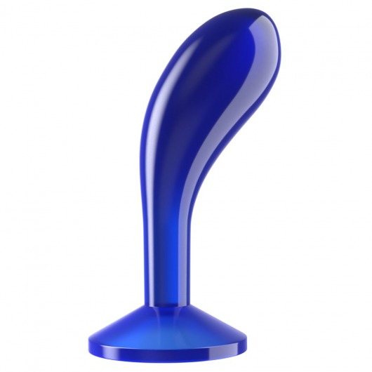 Синяя анальная втулка Flawless Clear Prostate Plug 6.0 - 15 см. - Lovetoy - в Южно-Сахалинске купить с доставкой