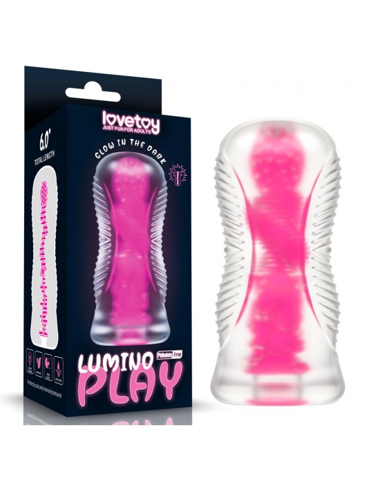 Светящийся в темноте мастурбатор 6.0 Lumino Play Masturbator - Lovetoy - в Южно-Сахалинске купить с доставкой