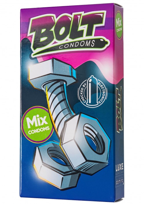Набор презервативов Bolt Condoms - Luxe - купить с доставкой в Южно-Сахалинске