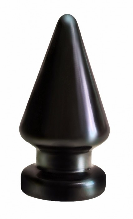 Чёрный анальный плаг большого размера MAGNUM-2 - 13 см. - LOVETOY (А-Полимер)