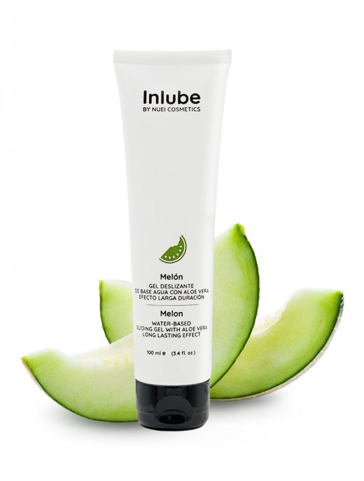 Лубрикант на водной основе Nuei Inlube с алоэ вера и ароматом дыни - 100 мл. - Nuei cosmetics - купить с доставкой в Южно-Сахалинске