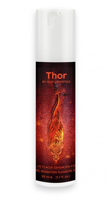 Возбуждающий унисекс гель Thor Fire Gel - 50 мл. - Nuei cosmetics - купить с доставкой в Южно-Сахалинске