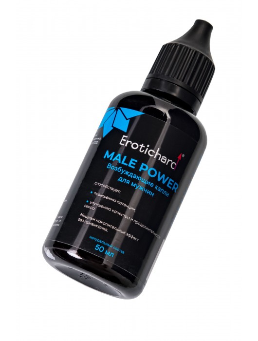 Капли для мужчин Erotichard Male Power - 50 мл. - Erotic Hard - купить с доставкой в Южно-Сахалинске