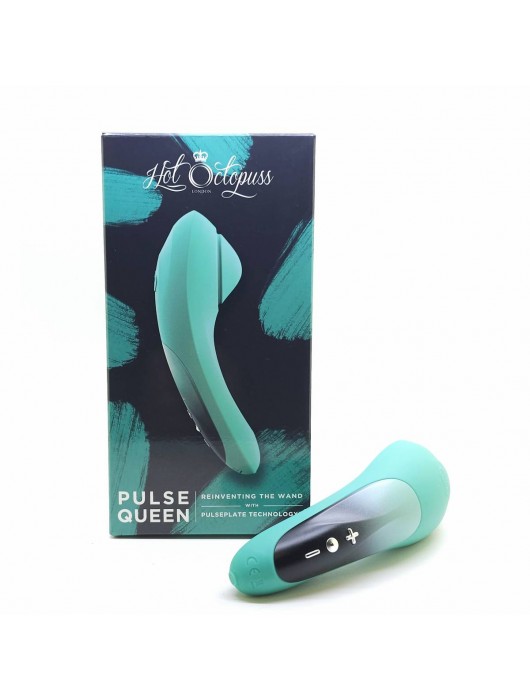Мятный инновационный вибромассажёр Pulse Queen - Hot Octopuss