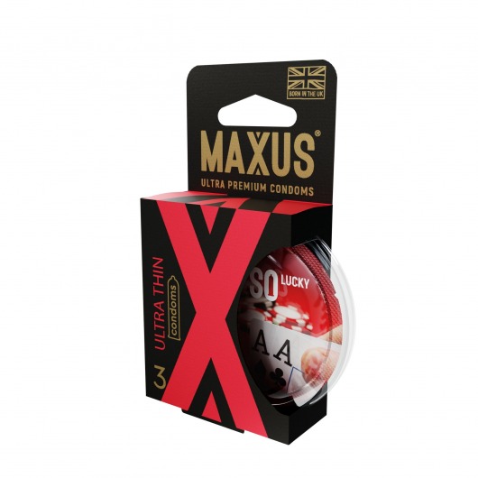 Ультратонкие презервативы MAXUS AIR Ultra Thin - 3 шт. - Maxus - купить с доставкой в Южно-Сахалинске