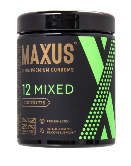 Презервативы MAXUS Mixed - 12 шт. - Maxus - купить с доставкой в Южно-Сахалинске
