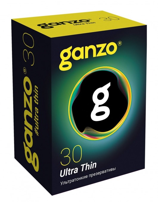 Супертонкие презервативы Ganzo Ultra thin - 30 шт. - Ganzo - купить с доставкой в Южно-Сахалинске