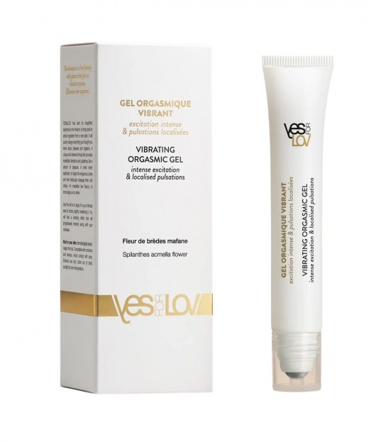 Возбуждающий гель Vibrating Orgasmic Gel - 20 мл. - YESforLOV - купить с доставкой в Южно-Сахалинске