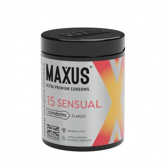 Анатомические презервативы MAXUS Sensual - 15 шт. - Maxus - купить с доставкой в Южно-Сахалинске