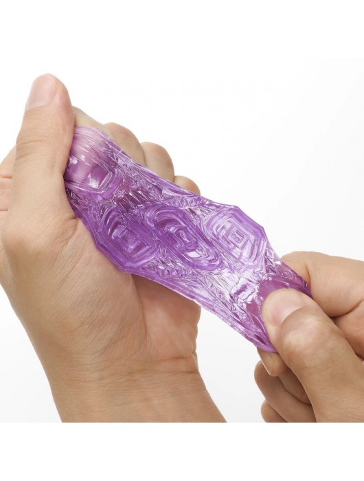 Фиолетовый мастурбатор-стимулятор Tenga Uni Amethyst - Tenga - в Южно-Сахалинске купить с доставкой