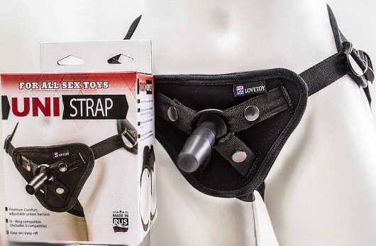 Универсальные трусики Harness UNI strap с корсетом - LOVETOY (А-Полимер) - купить с доставкой в Южно-Сахалинске