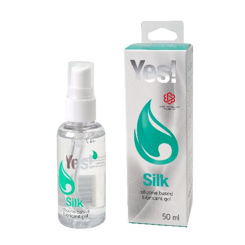 Силиконовая гипоаллергенная вагинальная смазка Yes Silk - 50 мл. - Sitabella - купить с доставкой в Южно-Сахалинске