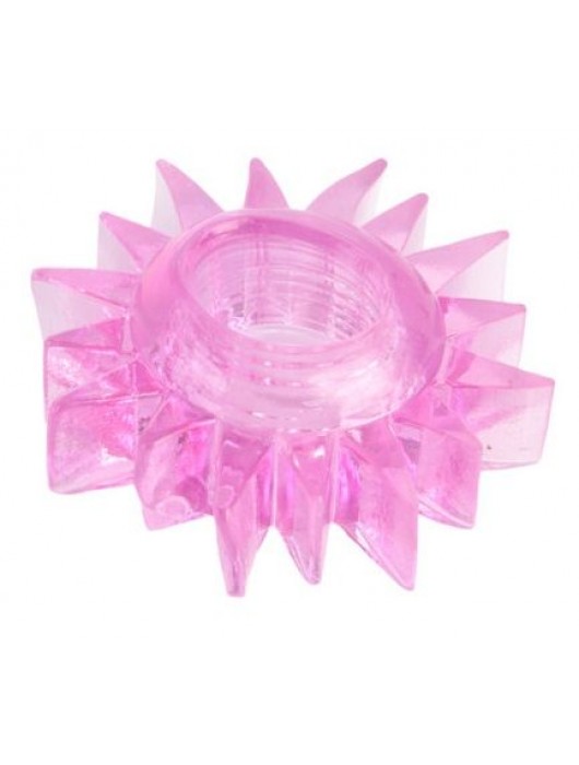 Розовое эрекционное кольцо - Toyfa Basic - в Южно-Сахалинске купить с доставкой