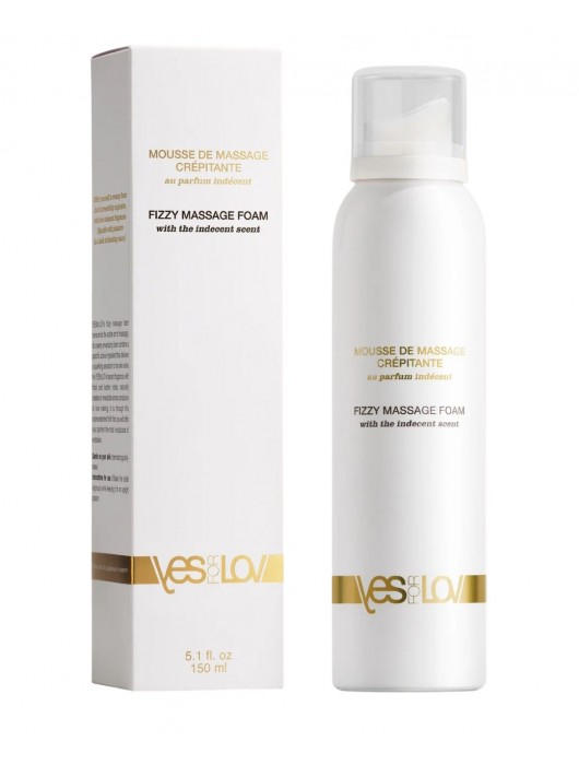 Массажная пена Fizzy Massage Foam - 150 мл. - YESforLOV - купить с доставкой в Южно-Сахалинске