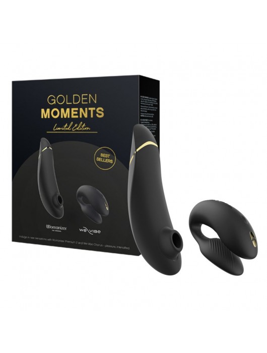 Набор для пар Golden Moments: Womanizer Premium 2 и We-Vibe Chorus - Womanizer