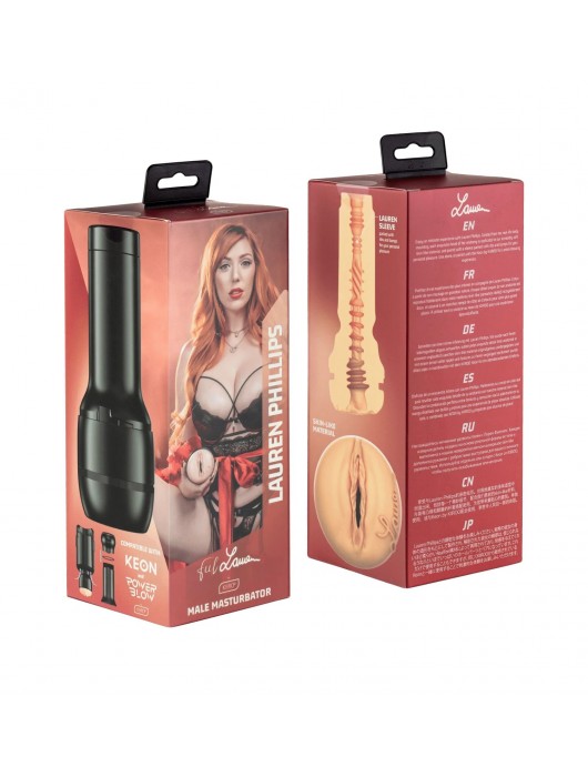 Мастурбатор-вагина FeelLauren Stroker - Kiiroo - в Южно-Сахалинске купить с доставкой