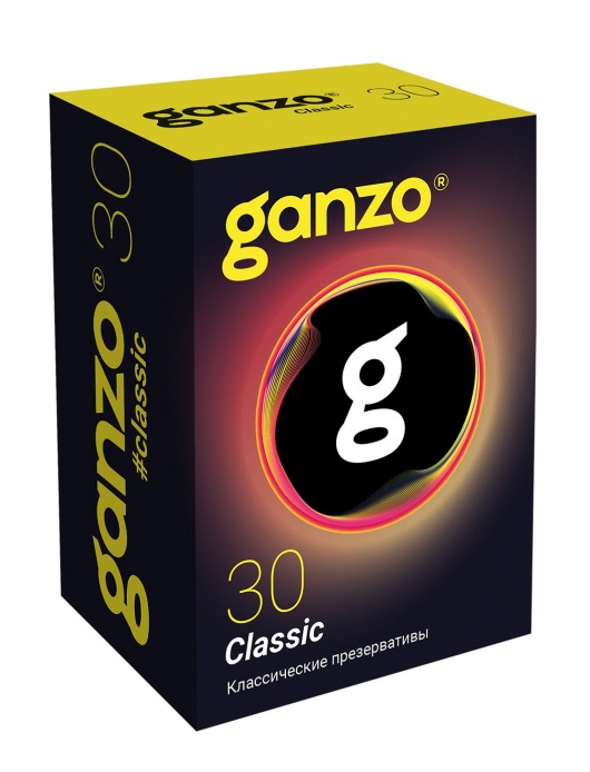 Классические презервативы с обильной смазкой Ganzo Classic - 30 шт. - Ganzo - купить с доставкой в Южно-Сахалинске