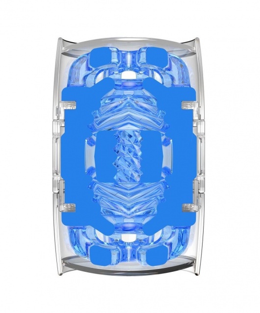 Мастурбатор Fleshlight Quickshot Turbo Blue Ice - Fleshlight - в Южно-Сахалинске купить с доставкой